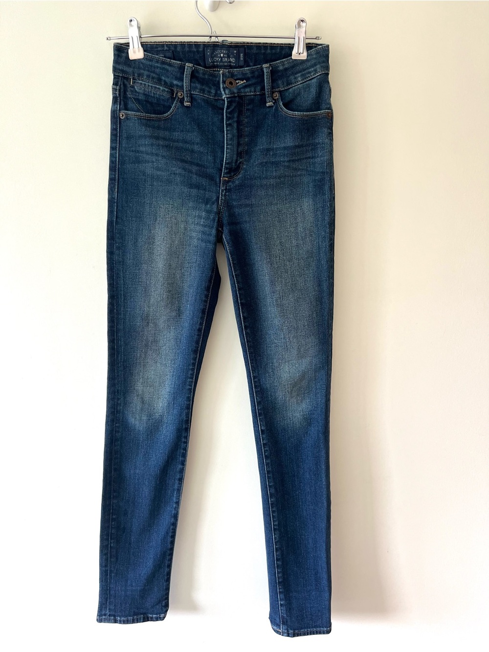 Lucky Brand Hayden Skinny Dark Blue Skinny Jeans Size 26